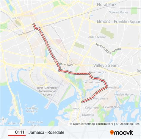 The proposed Q110 Local runs westbound to Jamaica Center and eastbound to Floral Park. The proposed length of the Q110 Local route is 5.8 miles. In the existing route, the average stop spacing is 752 feet. Under the proposed route, that would increase to 1,425 feet.